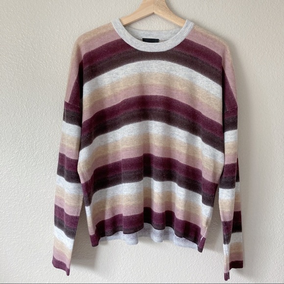 ATM Striped Crewneck Sweater - Picture 2 of 7